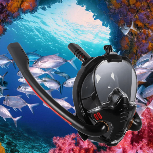 Double Snorkel Full Face Mask