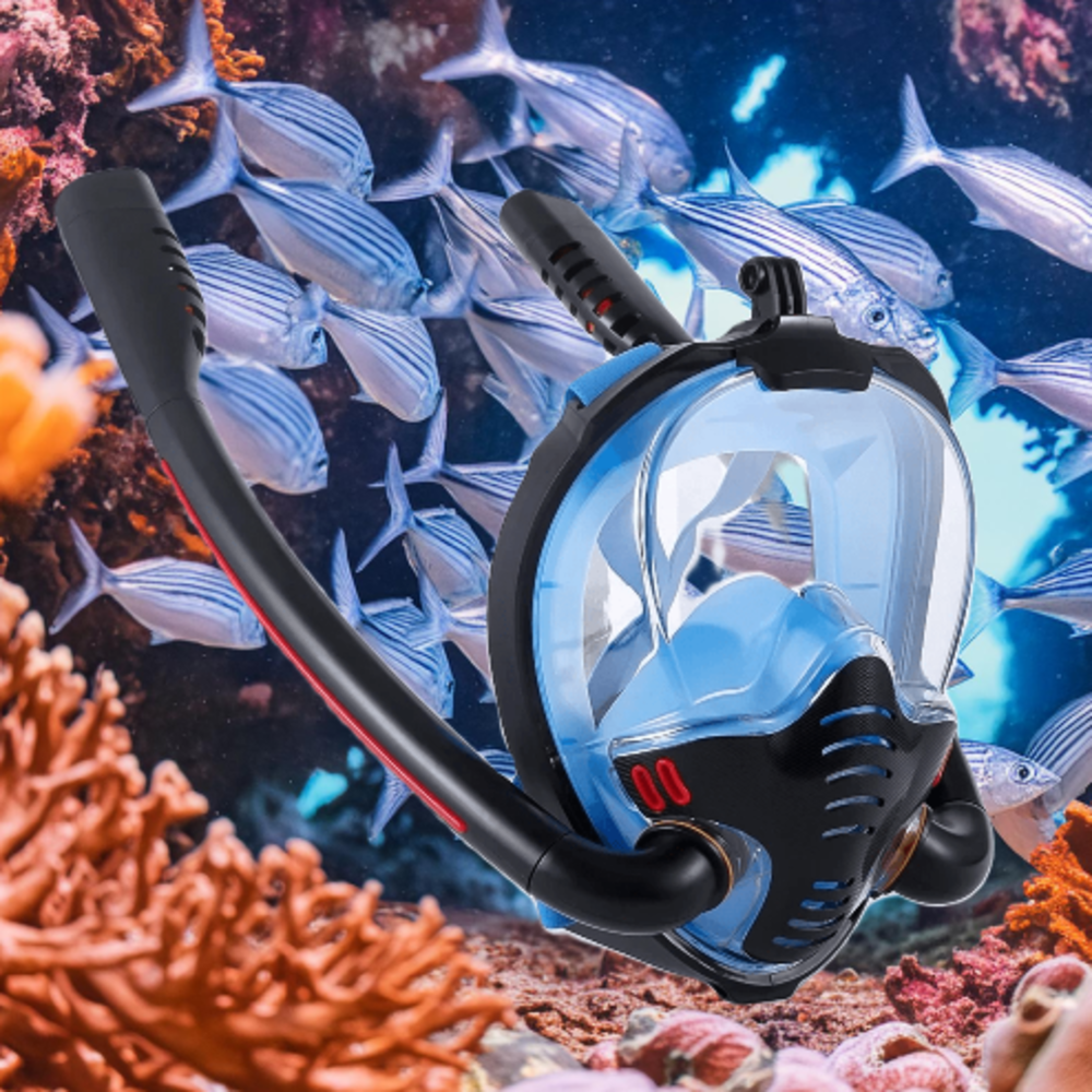 Double Snorkel Full Face Mask